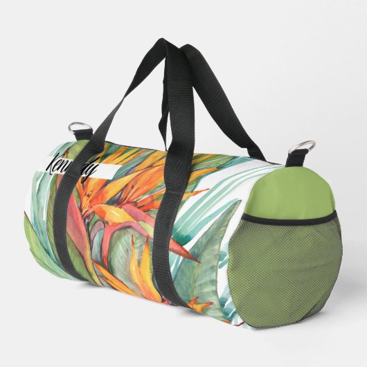 Tropisches botanisches Paradies II Duffle Bag (Rechte Ecke)
