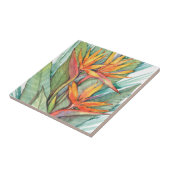 Tropisches botanisches Paradies II Fliese (Seite)