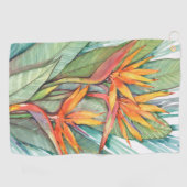 Tropisches botanisches Paradies II Golfhandtuch (Horizontal)