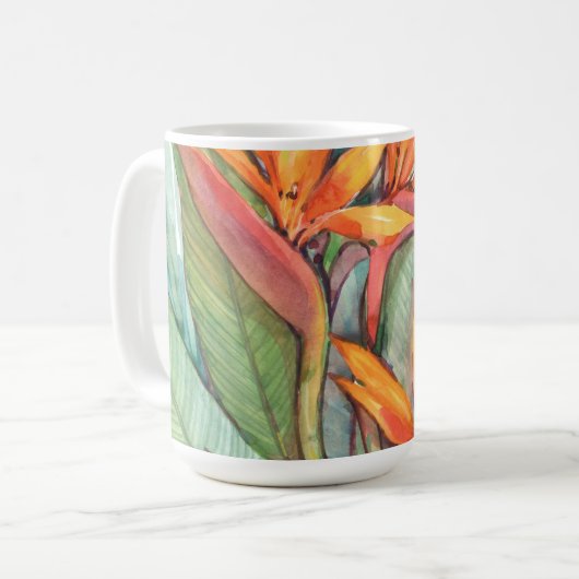 Tropisches botanisches Paradies II Kaffeetasse (Vorderseite Links)