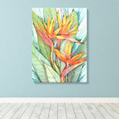 Tropisches botanisches Paradies II Leinwanddruck (Insitu (Holzboden))