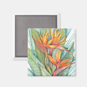 Tropisches botanisches Paradies II Magnet (Vorderseite/Rückseite)