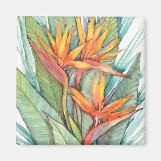 Tropisches botanisches Paradies II Magnet (Vorne)
