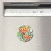 Tropisches botanisches Paradies II Magnet (In Situ (Geschirrspüler))