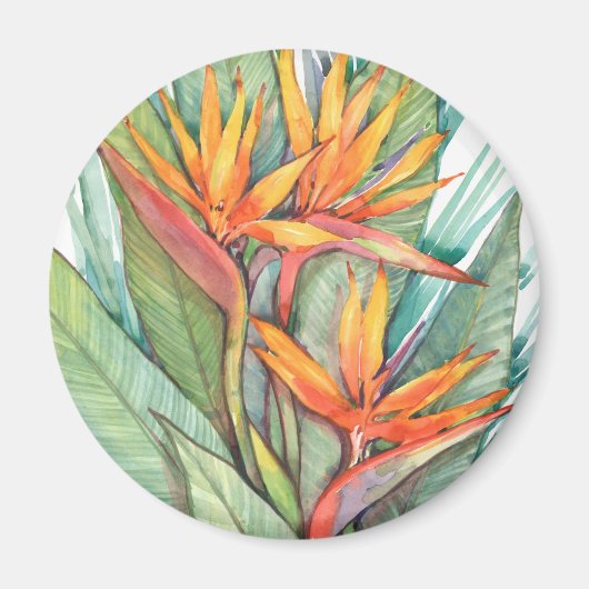 Tropisches botanisches Paradies II Magnet (Vorne)