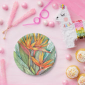 Tropisches botanisches Paradies II Pappteller (Party)