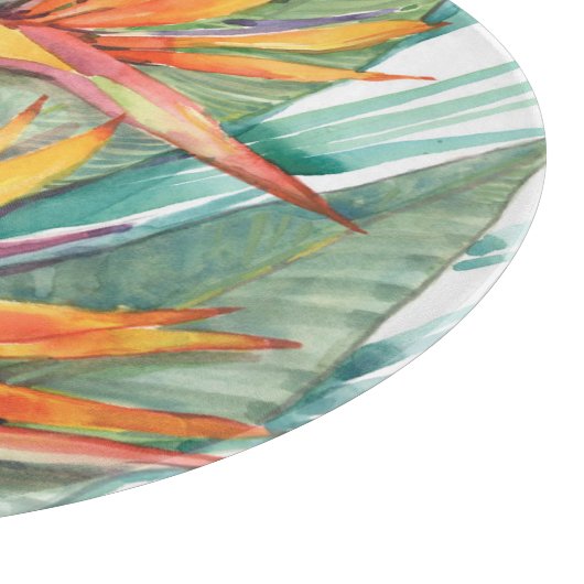 Tropisches botanisches Paradies II Schneidebrett (Ecke)