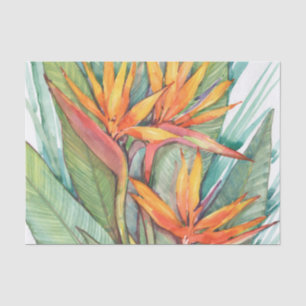 Tropisches botanisches Paradies II Seidenpapier