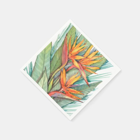 Tropisches botanisches Paradies II Serviette (Ecke)