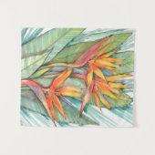 Tropisches botanisches Paradies II Wandteppich (Vorderseite (Horizontal))