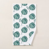 Tropisches botanisches Set zum Drucken von Badehan (Handtuch)