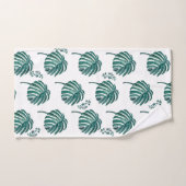 Tropisches botanisches Set zum Drucken von Badehan (Handtuch)
