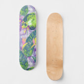 tropisches, botanisches skateboard (Vorderseite)