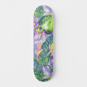 tropisches, botanisches skateboard