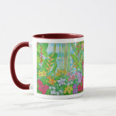 Tropisches botanisches tasse (Links)