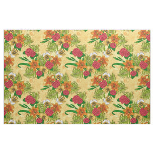 Tropisches Bouquet Stoff