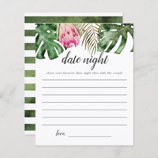 Tropisches Brautparty (Vorne/Hinten)