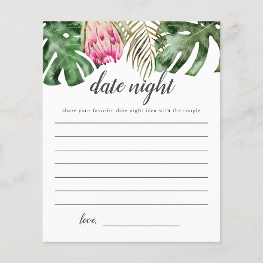 Tropisches Brautparty (Vorderseite)