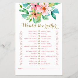 Tropisches Brautparty am Strand Flyer