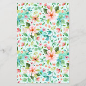 Tropisches Brautparty am Strand Flyer (Hinten)