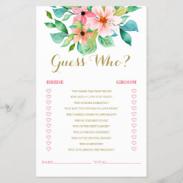 Tropisches Brautparty am Strand Flyer