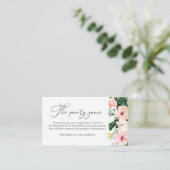 Tropisches Brautparty Das Panty-Spiel Begleitkarte (Stehend Vorderseite)