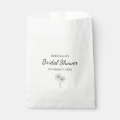 Tropisches Brautparty Einfach Elegante Palmen Geschenktütchen (Vorderseite)