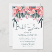 Tropisches Brautparty Einladung (Vorderseite)