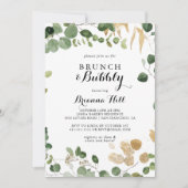 Tropisches Brautparty Einladung (Vorderseite)