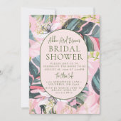 Tropisches Brautparty Einladung (Vorderseite)