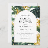 Tropisches Brautparty Einladung (Vorderseite)