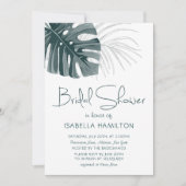 Tropisches Brautparty Einladung (Vorderseite)