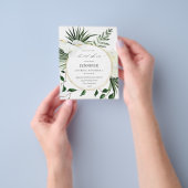 Tropisches Brautparty Flyer (Gruppe)