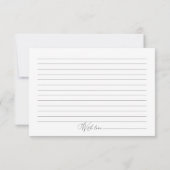 Tropisches Brautparty RSVP Karte (Rückseite)