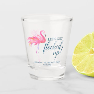 Tropisches Brautparty Schnapsglas