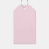 Tropisches Brautparty Vielen Dank Geschenkanhänger (Rückseite)