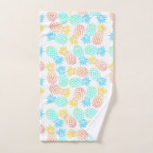tropisches buntes Ananasmuster des eleganten Badhandtuch Set (Handtuch)
