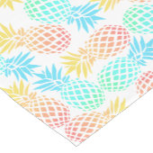 tropisches buntes Ananasmuster des eleganten Kurzer Tischläufer (Ecke)