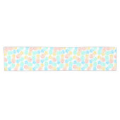 tropisches buntes Ananasmuster des eleganten Kurzer Tischläufer (Horizontal)
