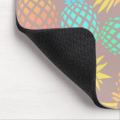 tropisches buntes Ananasmuster des eleganten Mousepad (Ecke)