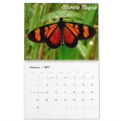 Tropisches Butteflies Kalender (Feb 2027)
