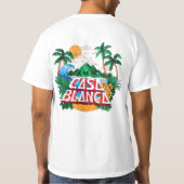 Tropisches "Casa Blanca" T-Shirt (Rückseite)