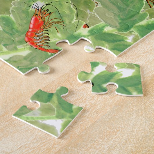 Tropisches Cherry Shrimp Aquatic Pet Aquarium Hard Puzzle (Seite)