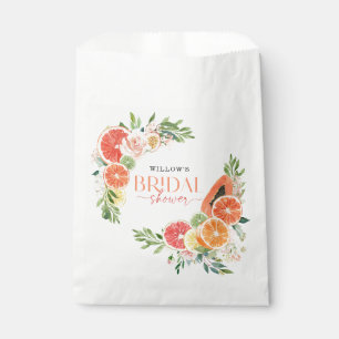 Tropisches Citrus-Brautparty Geschenktütchen