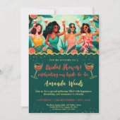 Tropisches Cocktail-Brautparty Einladung (Vorderseite)