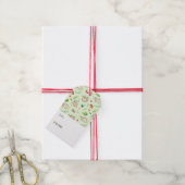Tropisches Coconut-Sloth-Muster Geschenkanhänger (Mit Garn)