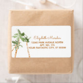 Tropisches Copper Palm Trees Beach Shipping (Insitu)