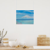 Tropisches Cornwall mit Meerpinken Canvas Print Poster (Küche)