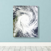 Tropisches Cyclone Bingiza Leinwanddruck (Insitu (Holzboden))