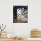 Tropisches Cyclone Ophelia (Australien) Poster (Küche)